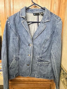 Relativity Light Blue Denim Blazer Jacket
